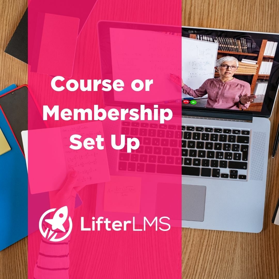 Coures or Membership set up